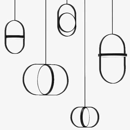 Suspension LED rotative pour café, bar et restaurant — LZ4X9P