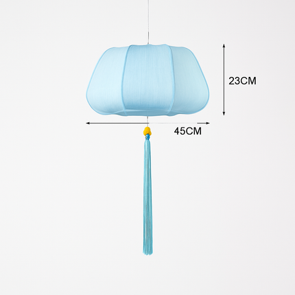 Suspension LED en tissu style chinois — LZ4M7Q2
