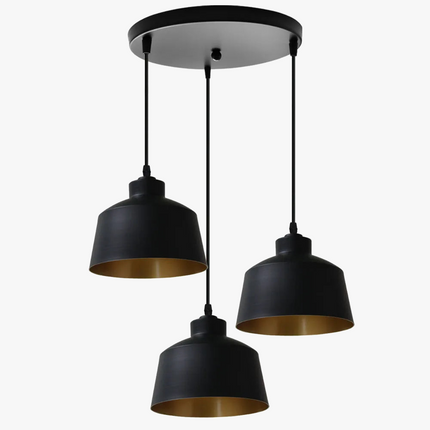 Suspension nordique moderne à 3 luminaires pour cuisine — LZ7D9X