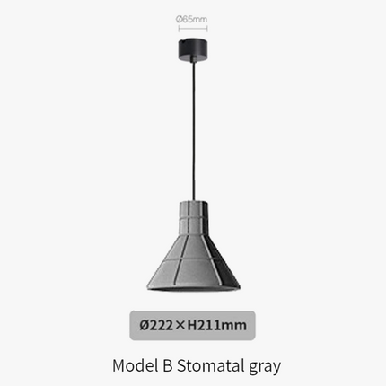 Suspension loft style rétro en béton pour bar et maison — LZ4G7Q2
