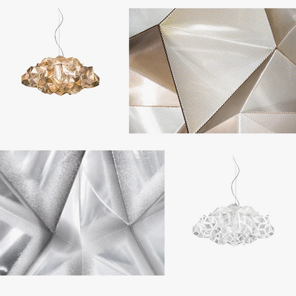 Suspension LED moderne en acrylique forme nuage diamant — LZ4X9J