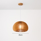 Bois Naturel D35cm / Lumière blanche
