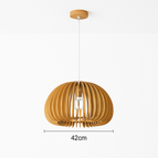 Bois Naturel D42cm / Lumière blanche