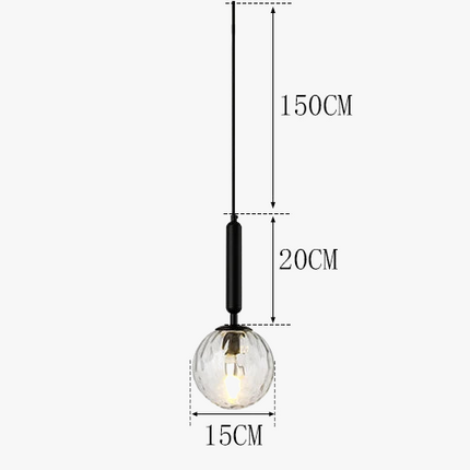 suspension moderne avec éclairage led design élégant