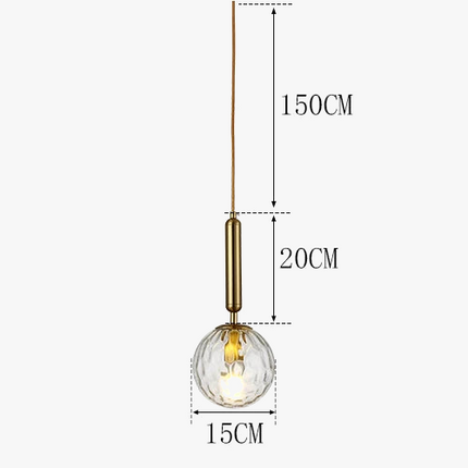 suspension moderne avec éclairage led design élégant