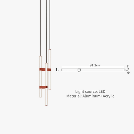 Suspension moderne et créative pour bar, restaurant et balcon — LZ4P9XQ