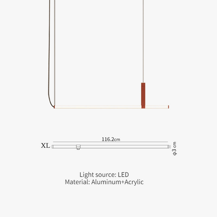 Suspension moderne et créative pour bar, restaurant et balcon — LZ4P9XQ