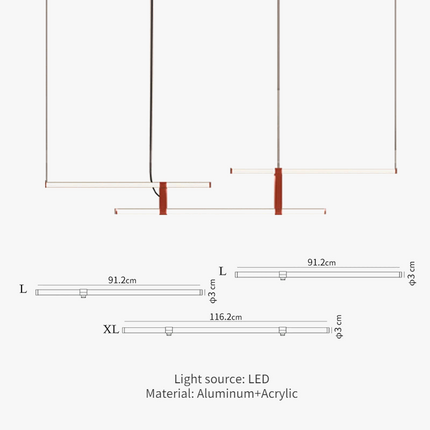 Suspension moderne et créative pour bar, restaurant et balcon — LZ4P9XQ