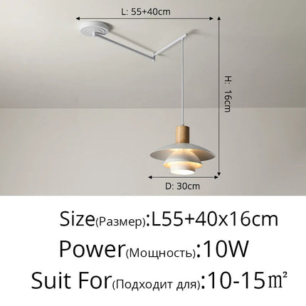 Suspension design moderne pour éclairage intérieur élégant — LZ4X9QJ