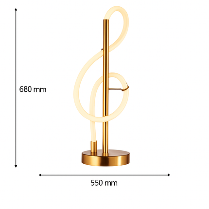 Suspension design moderne tube lumineux flexible pour espace contemporain — LZ4X9Q2