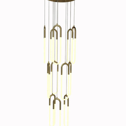 suspension moderne design nordique éclairage led loft élégant