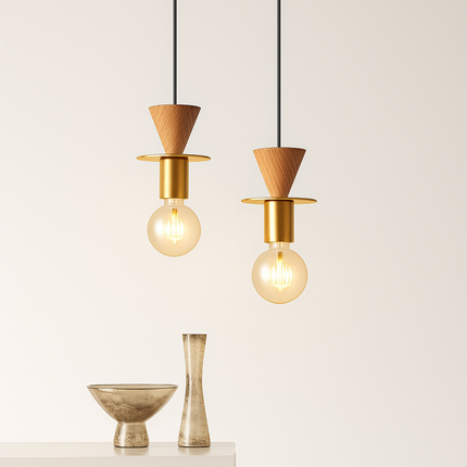 Suspension moderne en bois pour bar — LZ4X9T2