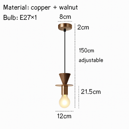 Suspension moderne en bois pour bar — LZ4X9T2