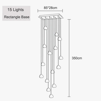 Suspension élégante en cristal pour éclairage moderne — LZ4X9P