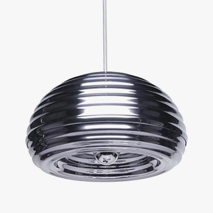 Suspension demi-cercle en métal rayé pour intérieur élégant — LZ4X9T