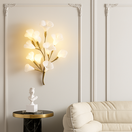 Suspension moderne en feuilles d'acrylique avec cordon réglable — LZ4P7X