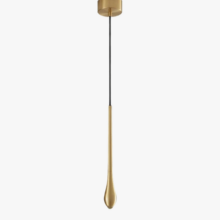 Suspension décorative en cuivre forme goutte d'eau moderne — LZ4T9X