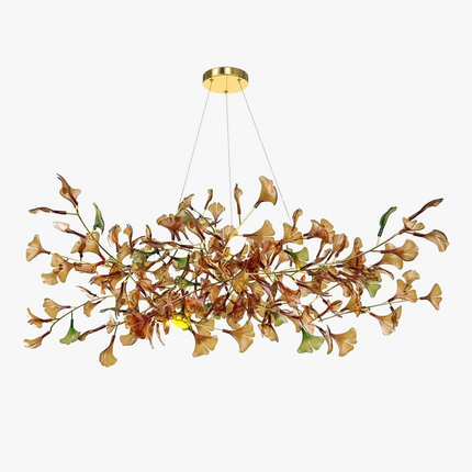 Suspension en verre design ginkgo pour éclairage élégant — LZ4X9M