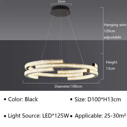 Suspension LED moderne pour décoration intérieure élégante — LZ4X9T