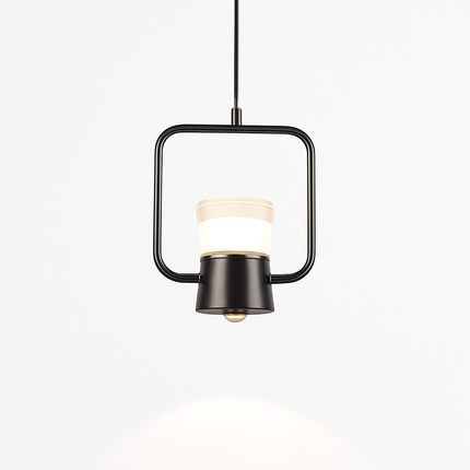 Suspension moderne en métal avec spot rotatif réglable — LZ4G7X