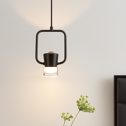 Suspension moderne en métal avec spot rotatif réglable — LZ4G7X