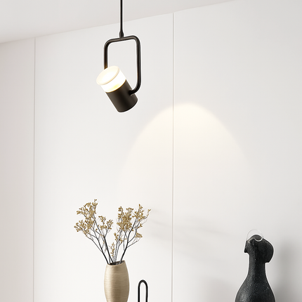 Suspension moderne en métal avec spot rotatif réglable — LZ4G7X