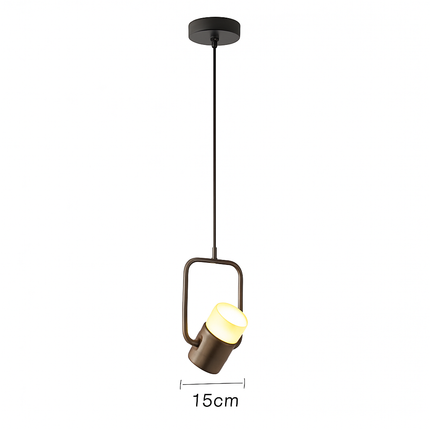 Suspension moderne en métal avec spot rotatif réglable — LZ4G7X