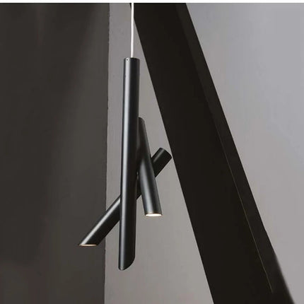 Suspension design moderne en métal avec tubes créatifs pour intérieur — LZ4X9P