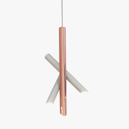 Suspension design moderne en métal avec tubes créatifs pour intérieur — LZ4X9P