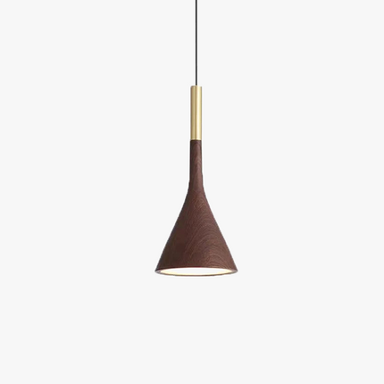 Suspension design moderne en métal effet bois réglable — LZ4X9T