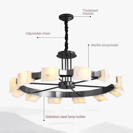 Suspension élégante en marbre espagnol pour intérieur moderne — LZ4X9T