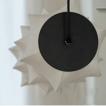 Suspension LED moderne en soie style wabi-sabi — LZ4X9T2