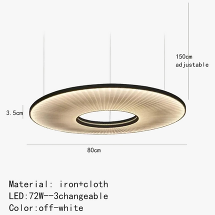 Suspension design en tissu pour intérieur élégant — LZ4X9P2