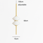 2 lumières Doré / Lumière chaude 3000K