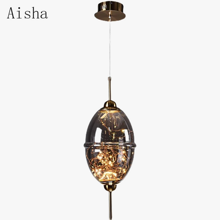 Suspension moderne en verre créatif pour bar et boutique — LZ4X9P