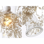 A -Diamètre 15cm / Fleur d'or / Couverture blanche