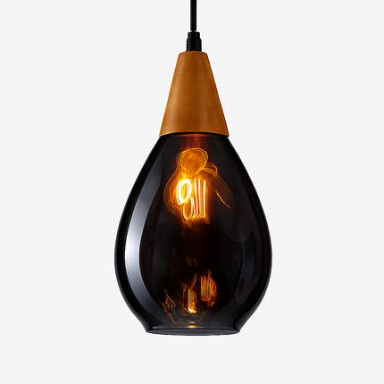 Suspension décorative moderne en verre gouttes d'eau — LZ4X9M