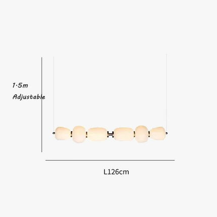 Suspension en verre laiteux pour intérieur moderne et élégant — LZ4X9T