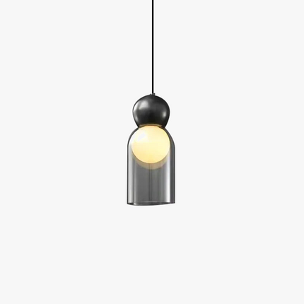 Suspension décorative réglable en verre transparent — LZ4X9T