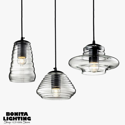 Suspension moderne en verre transparent pour intérieur — LZ4X9T