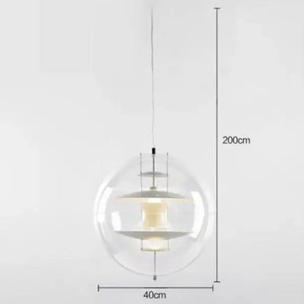 Suspension design danois globe terrestre en PVC moderne — LZ4X9Q