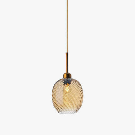 Suspension LED moderne avec abat-jour en verre Alvaro — LZ4X9T2