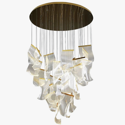 Suspension LED moderne avec éclairage acrylique profilé — LZ4X9T2