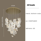28 têtes / Or / Lumière blanche