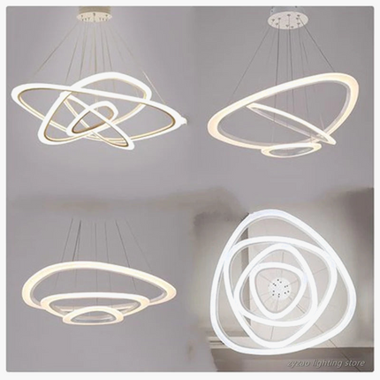 Suspension LED moderne en acrylique pour intérieur élégant — LZ4X9T
