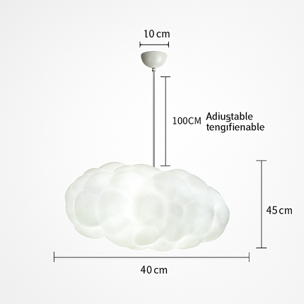 Suspension moderne LED en forme de nuage Kids