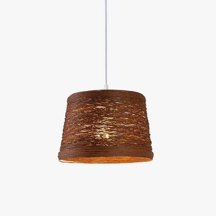 Suspension LED moderne en rotin pour intérieur créatif — LZ4X9P2