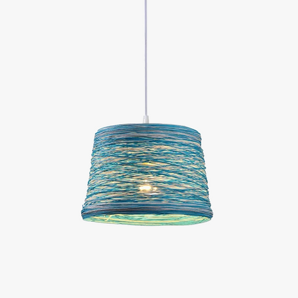 Suspension LED moderne en rotin pour intérieur créatif — LZ4X9P2