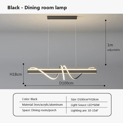 Suspension LED moderne pour éclairage intérieur élégant — LZ4X9P