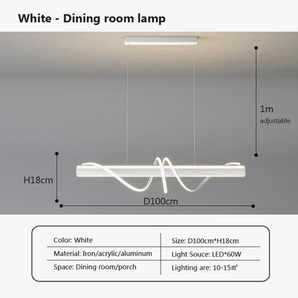 Suspension LED moderne pour éclairage intérieur élégant — LZ4X9P
